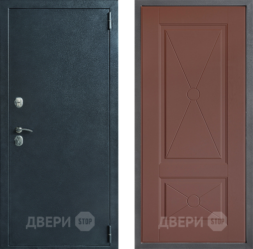 Входная металлическая Дверь Дверной континент ДК-70 Дизайн ФЛ-617 Ясень шоколадный в Ивантеевке