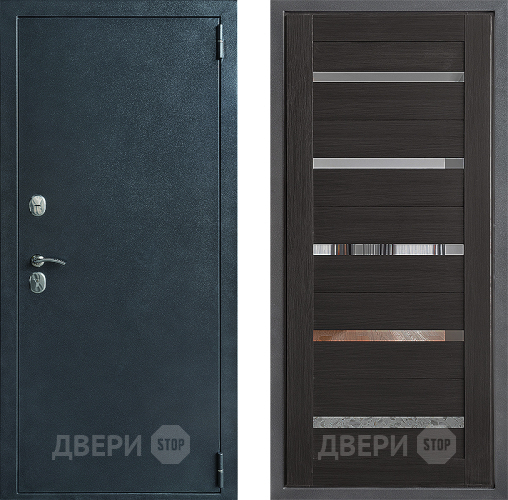 Входная металлическая Дверь Дверной континент ДК-70 Дизайн ФЛ-47 Венге в Ивантеевке