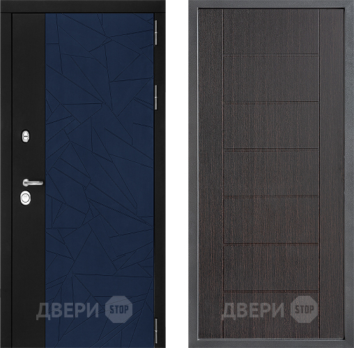 Входная металлическая Дверь Дверной континент ДК-9 ФЛ-Лайн Венге в Ивантеевке