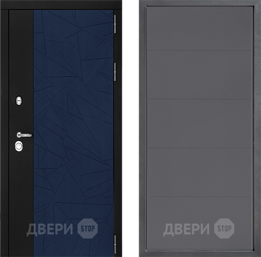 Входная металлическая Дверь Дверной континент ДК-9 ФЛ-649 Графит софт в Ивантеевке