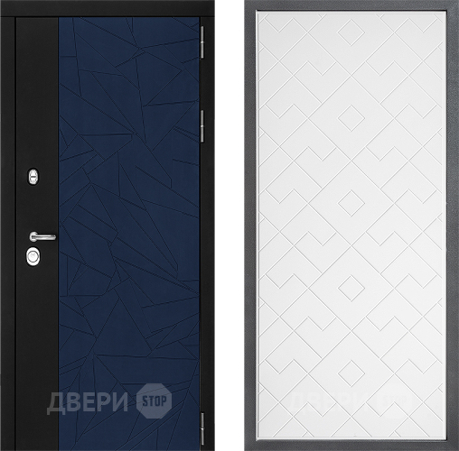Входная металлическая Дверь Дверной континент ДК-9 ФЛ-Тиффани Белый софт в Ивантеевке