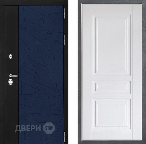 Входная металлическая Дверь Дверной континент ДК-9 ФЛ-243 Альберо Браш серебро в Ивантеевке