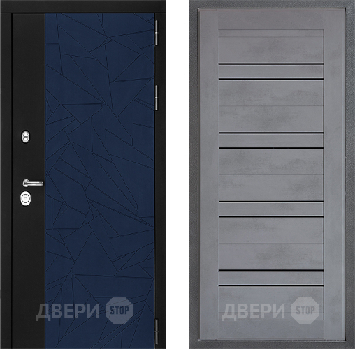 Дверь Дверной континент ДК-9 ФЛ-49 Бетон серый в Ивантеевке