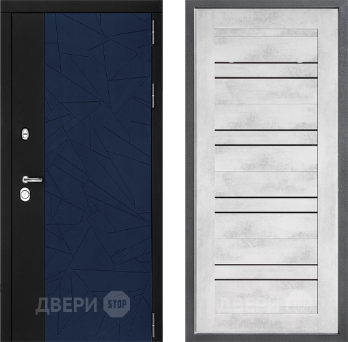Входная металлическая Дверь Дверной континент ДК-9 ФЛ-49 Бетон снежный в Ивантеевке