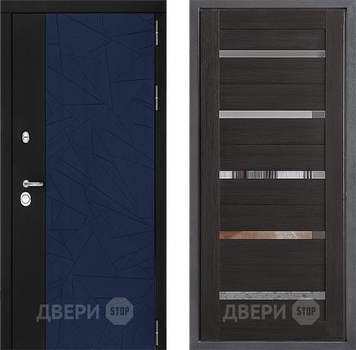 Входная металлическая Дверь Дверной континент ДК-9 ФЛ-47 Венге в Ивантеевке