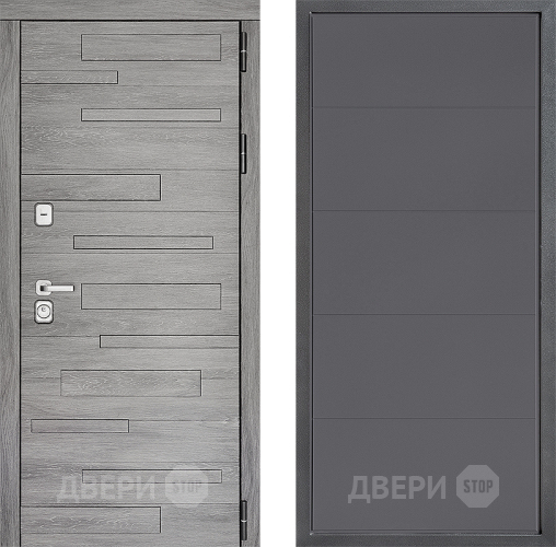 Входная металлическая Дверь Дверной континент ДК-10 ФЛ-649 Графит софт в Ивантеевке