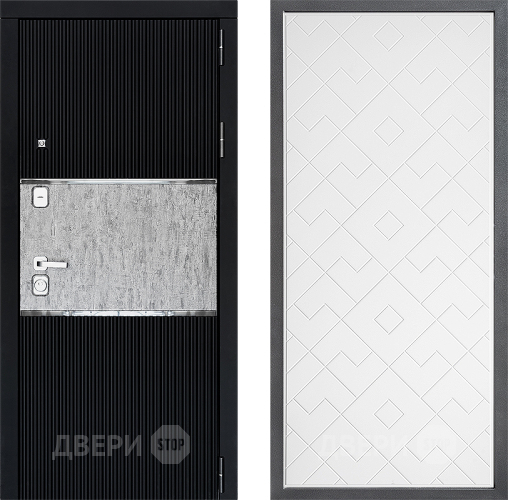 Входная металлическая Дверь Дверной континент ДК-13 ФЛ-Тиффани Белый софт в Ивантеевке