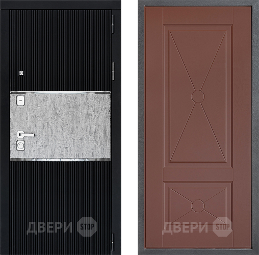 Входная металлическая Дверь Дверной континент ДК-13 ФЛ-617 Ясень шоколадный в Ивантеевке