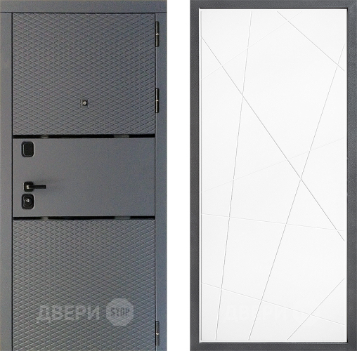Входная металлическая Дверь Дверной континент Диамант Дизайн ФЛ-655 Белый софт в Ивантеевке