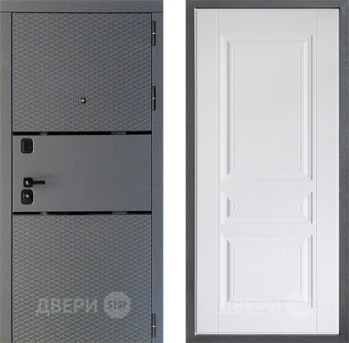 Входная металлическая Дверь Дверной континент Диамант Дизайн ФЛ-243 Альберо Браш серебро в Ивантеевке