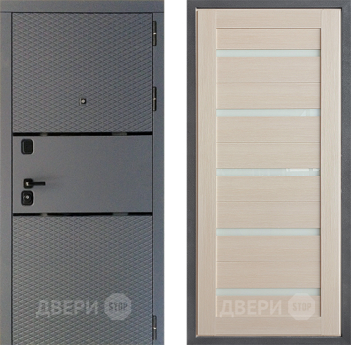 Входная металлическая Дверь Дверной континент Диамант Дизайн ФЛ-47 Капучино в Ивантеевке
