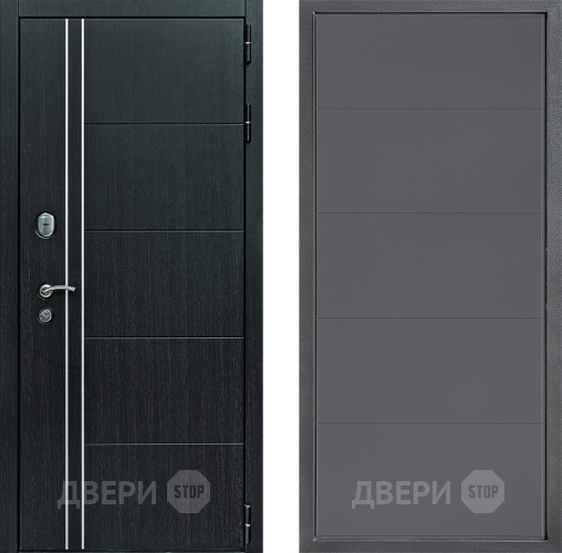 Входная металлическая Дверь Дверной континент Теплолюкс Дизайн ФЛ-649 Графит софт в Ивантеевке