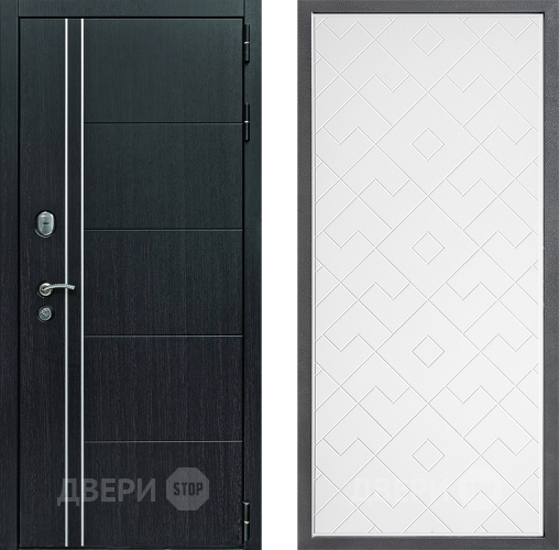 Входная металлическая Дверь Дверной континент Теплолюкс Дизайн ФЛ-Тиффани Белый софт в Ивантеевке