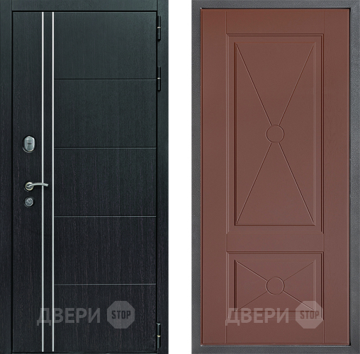 Дверь Дверной континент Теплолюкс Дизайн ФЛ-617 Ясень шоколадный в Ивантеевке