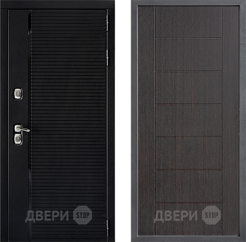 Входная металлическая Дверь Дверной континент ДК-1 ФЛ-Лайн Венге в Ивантеевке