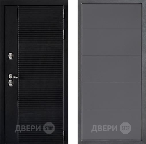 Входная металлическая Дверь Дверной континент ДК-1 ФЛ-649 Графит софт в Ивантеевке