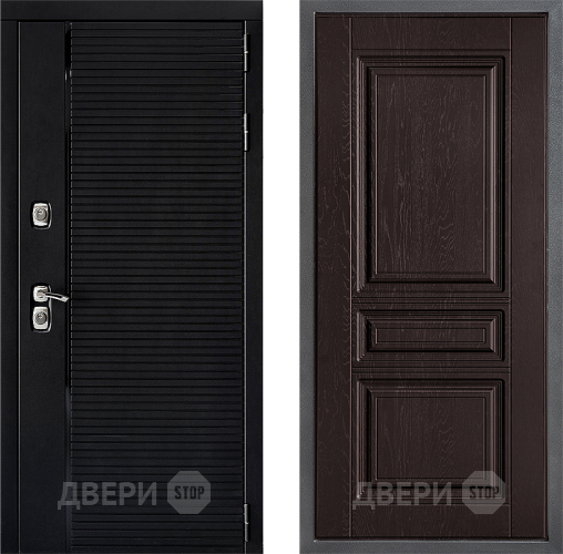 Входная металлическая Дверь Дверной континент ДК-1 ФЛ-243 Дуб шоколадный в Ивантеевке