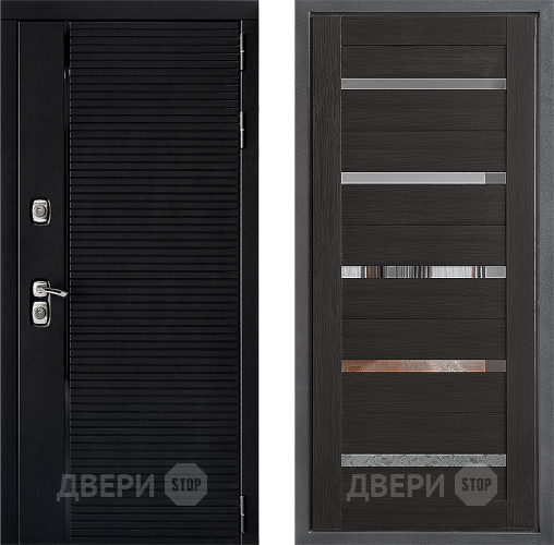 Входная металлическая Дверь Дверной континент ДК-1 ФЛ-47 Венге в Ивантеевке