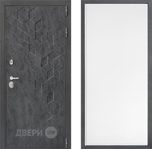 Входная металлическая Дверь Дверной континент ДК-3/713 ФЛ-649 Белый софт в Ивантеевке