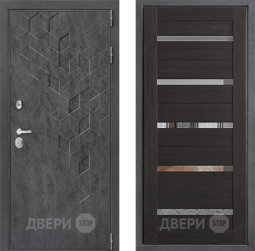 Входная металлическая Дверь Дверной континент ДК-3/713 ФЛ-47 Венге в Ивантеевке