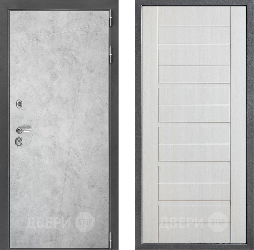 Входная металлическая Дверь Дверной континент ДК-3/743 ФЛ-70 Лиственница белая в Ивантеевке