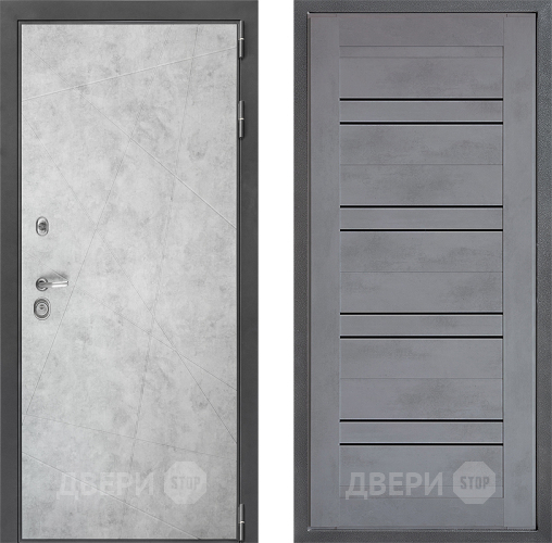 Дверь Дверной континент ДК-3/743 ФЛ-49 Бетон серый в Ивантеевке