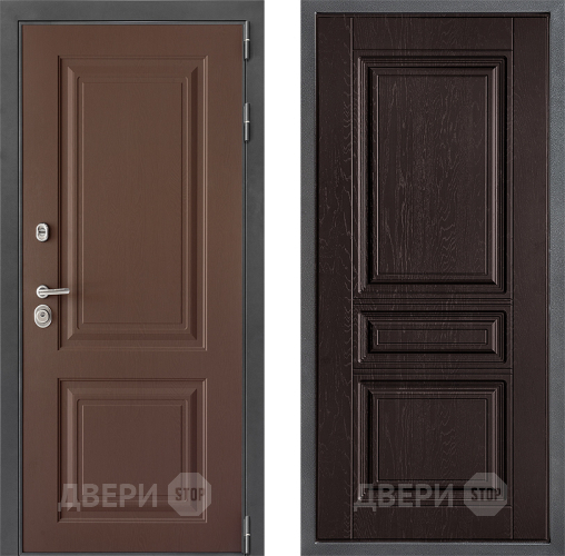 Входная металлическая Дверь Дверной континент ДК-3/729 ФЛ-243 Дуб шоколадный в Ивантеевке