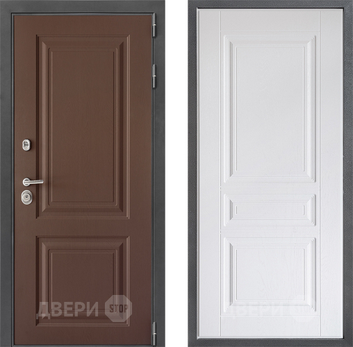 Дверь Дверной континент ДК-3/729 ФЛ-243 Альберо Браш серебро в Ивантеевке