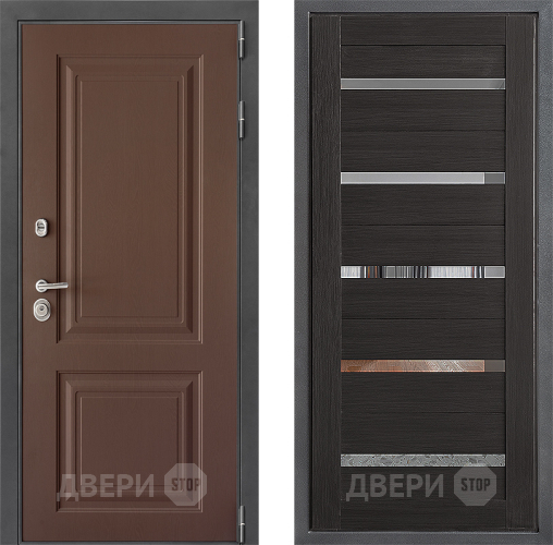 Входная металлическая Дверь Дверной континент ДК-3/729 ФЛ-47 Венге в Ивантеевке