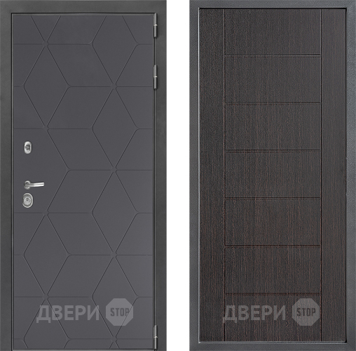 Входная металлическая Дверь Дверной континент ДК-3/744 ФЛ-Лайн Венге в Ивантеевке
