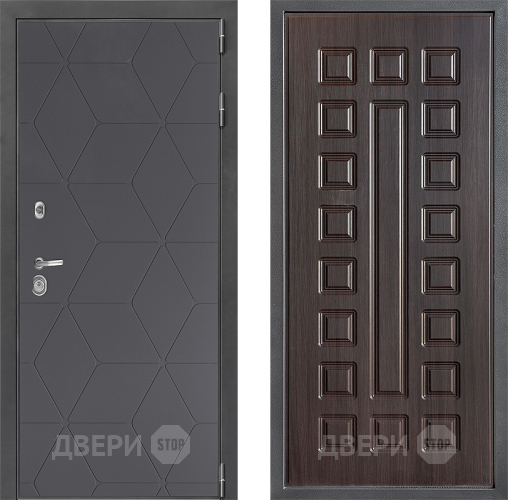 Входная металлическая Дверь Дверной континент ДК-3/744 ФЛ-183 Венге в Ивантеевке