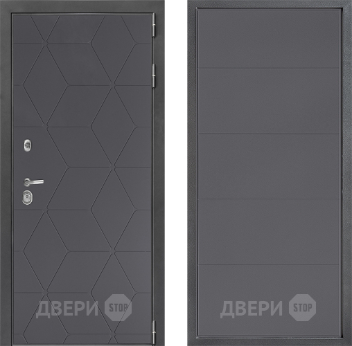 Входная металлическая Дверь Дверной континент ДК-3/744 ФЛ-649 Графит софт в Ивантеевке