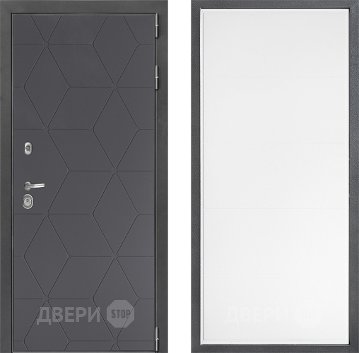 Входная металлическая Дверь Дверной континент ДК-3/744 ФЛ-649 Белый софт в Ивантеевке