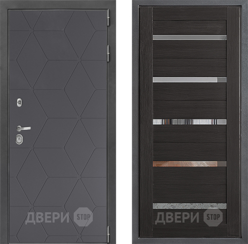 Входная металлическая Дверь Дверной континент ДК-3/744 ФЛ-47 Венге в Ивантеевке