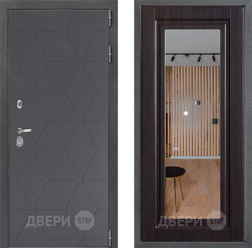 Дверь Дверной континент ДК-3/744 ФЛЗ Зеркало Венге в Ивантеевке
