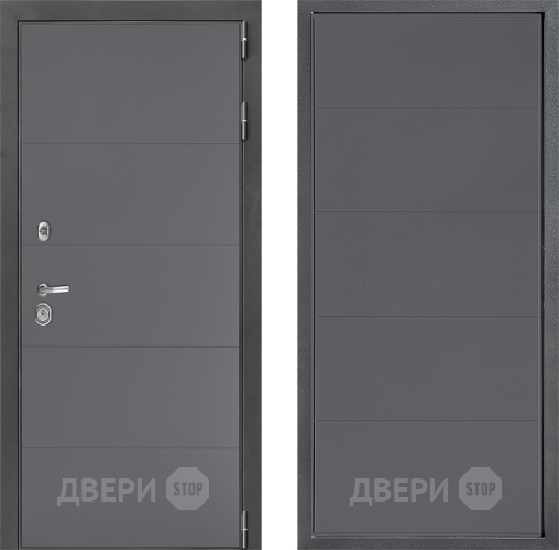 Входная металлическая Дверь Дверной континент ДК-3/649 ФЛ-649 Графит софт в Ивантеевке