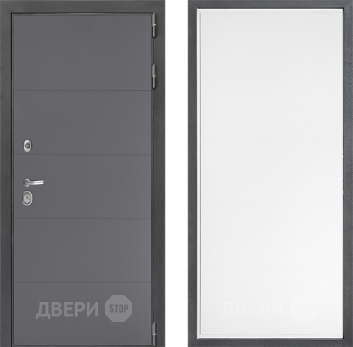 Входная металлическая Дверь Дверной континент ДК-3/649 ФЛ-649 Белый софт в Ивантеевке