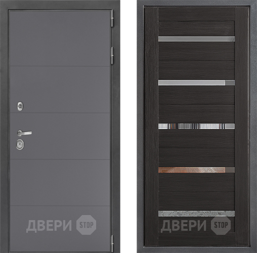 Входная металлическая Дверь Дверной континент ДК-3/649 ФЛ-47 Венге в Ивантеевке