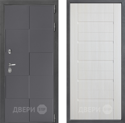 Входная металлическая Дверь Дверной континент ДК-3/606 ФЛ-70 Лиственница белая в Ивантеевке
