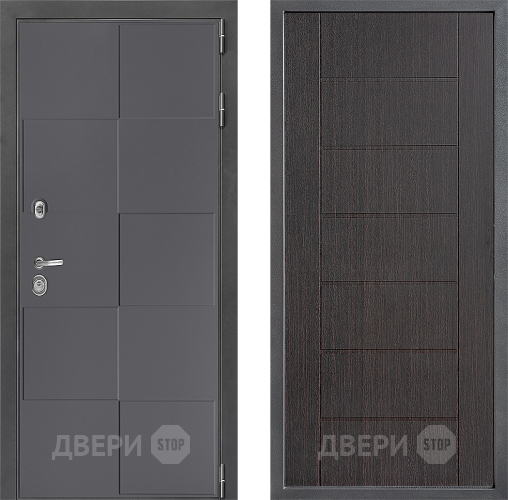Входная металлическая Дверь Дверной континент ДК-3/606 ФЛ-Лайн Венге в Ивантеевке