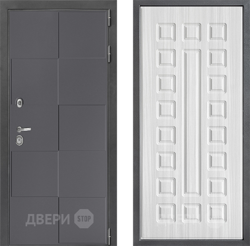Входная металлическая Дверь Дверной континент ДК-3/606 ФЛ-183 Сандал белый в Ивантеевке