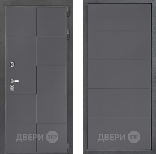 Входная металлическая Дверь Дверной континент ДК-3/606 ФЛ-649 Графит софт в Ивантеевке