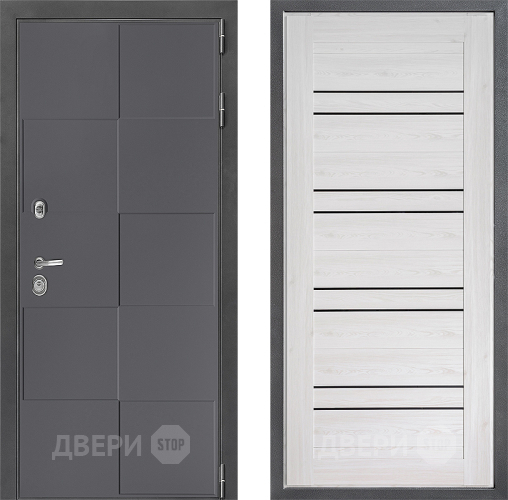 Входная металлическая Дверь Дверной континент ДК-3/606 ФЛ-49 Сосна белая в Ивантеевке
