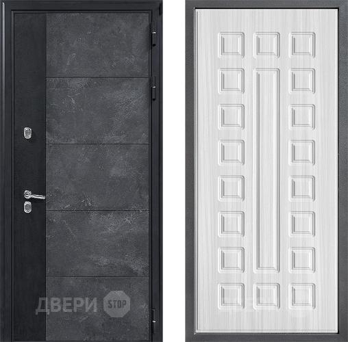 Входная металлическая Дверь Дверной континент ДК-15 Бетон ТЕРМО ФЛ-183 Сандал белый в Ивантеевке