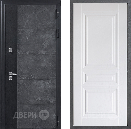 Дверь Дверной континент ДК-15 Бетон ТЕРМО ФЛ-243 Альберо Браш серебро в Ивантеевке