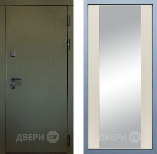 Входная металлическая Дверь Дива МД-61 Д-15 Зеркало Шампань в Ивантеевке