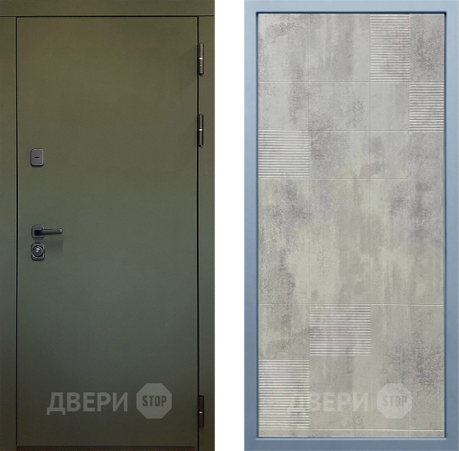 Входная металлическая Дверь Дива МД-61 Д-4 Бетон темный в Ивантеевке