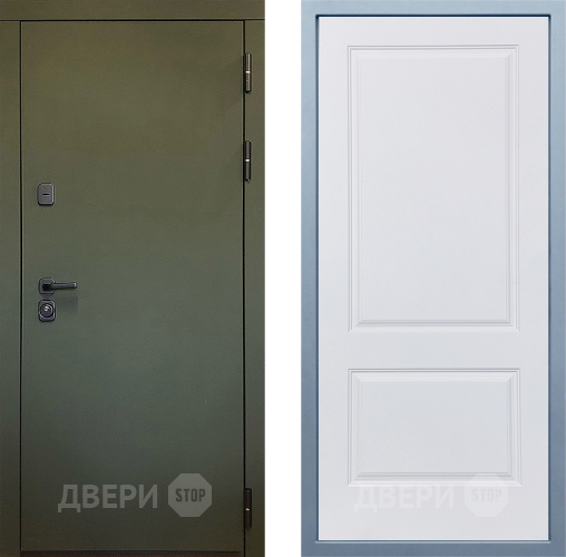 Входная металлическая Дверь Дива МД-61 Д-7 Белый в Ивантеевке