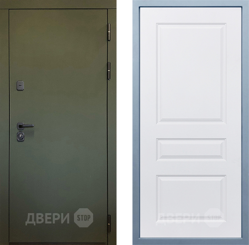 Входная металлическая Дверь Дива МД-61 Д-13 Белый в Ивантеевке