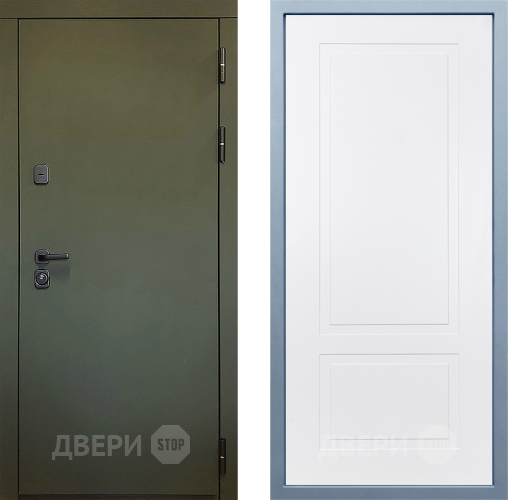 Входная металлическая Дверь Дива МД-61 Н-7 Белый в Ивантеевке
